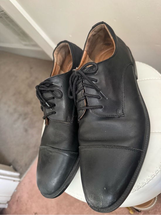 G.H. Bass & Co. Other - G.H. Bass & Co. Black Leather Cap-Toe Derby Oxfords - Men